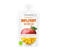 Clearspring Organic Apple and Mango Fruit Puree 2 X 100 g (Pack of 12)