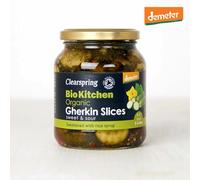 Clearspring Bio Kitchen Organic/Demeter Gherkin Slices (Sweet & Sour) 350g