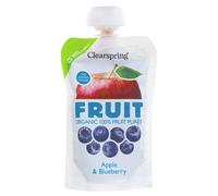 Clearspring Fruit Puree - Apple & Blueberry - 100g