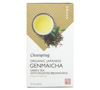 Clearspring Genmaicha Green Tea Tea Bags 20 bags ( pack of 4 )