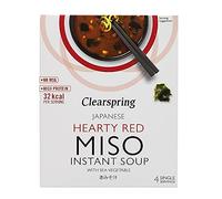 Clearspring Hearty Red Miso Instant Soup - 10g x 4 Pack