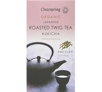 Clearspring Kukicha/Roasted Twig Tea Bags (Pack of 6, Total 120 Teabags)