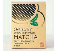 Clearspring Matcha Green Tea Powder - Ceremonial Grade - 30g