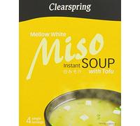 Clearspring | Mellow White Miso Soup + Tofu | 8 x 4x10g