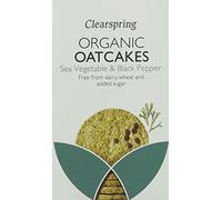 Clearspring Oatcakes Sea Vegetable 200 g (Pack of 15)