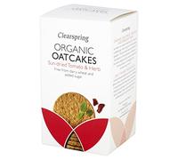 Clearspring | Oatcakes - Sun Dried Tom /Herb | 2 x 15 x 200g