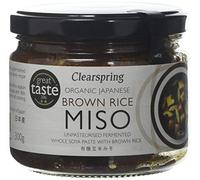 Clearspring Organic Brown Rice Miso Jar 300g (Pack of 2)