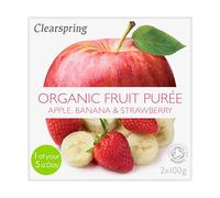 Clearspring Organic Fruit Purée - Apple, Banana & Strawberry