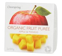 Clearspring Organic Fruit Puree Apple & Mango 100g - Pack of 2