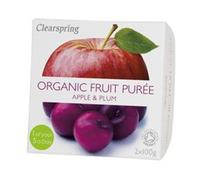 Clearspring Organic Fruit Puree Apple & Plum (2x100g)