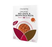 Clearspring Organic Gluten Free Red Lentil & Brown Rice Pasta 250g