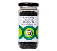 Clearspring Organic Irigoma - Toasted Black Sesame Seeds (Pack of 6)