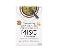 Clearspring Organic Japanese Creamy Sesame Instant Miso Soup 60g