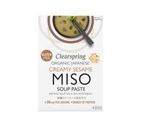 Clearspring Organic Japanese Creamy Sesame Instant Miso Soup 60g