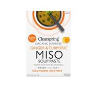 Clearspring Organic Japanese Ginger & Turmeric Instant Miso Soup 60g