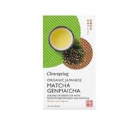 Clearspring Organic Japanese Matcha Genmaicha - 20 Tea Sachets