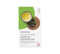 Clearspring Organic Japanese Matcha Genmaicha - 20 Tea Sachets