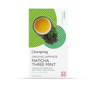 Clearspring Organic Japanese Matcha Mint, Green Tea 20 Tea Bags