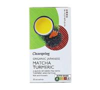 Clearspring Organic Japanese Matcha Turmeric, Green Tea 20 Tea Bags
