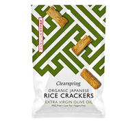 Clearspring Organic Japanese Rice Crackers - Extra Virgin Olive Oil