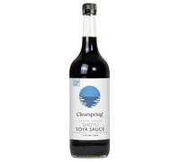 Clearspring Organic Japanese Shoyu Soya Sauce | 1L | Whole Soya Beans | Aged in Cedarwood Kegs | Traditional Recipe | Award-Winning | Fat Free | Vegan | Kosher