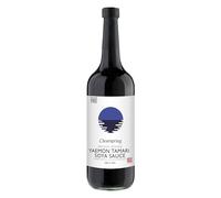 Clearspring Organic Japanese Yaemon Tamari Soya Sauce | 1L | Double Strength | Wheat Free | Gluten Free | Naturally Fermented | Aged in Cedarwood Kegs