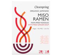 Clearspring Organic Miso Ramen Noodles with Miso Ginger Soup - 210g