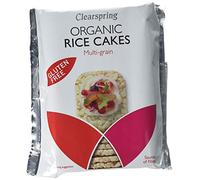 Clearspring Organic Multigrain Rice Cakes 130 g (Pack of 12)