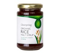 Clearspring Organic Rice Malt Syrup | 300g | Subtle Caramel Flavour | Alternative to Refined Sugar | Fat Free | Vegan | Reusable Zero Waste Packaging