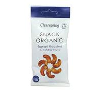 Clearspring Organic Roasted Tamari Cashew Nut Snack 30 g (PACK OF 2)