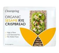 Clearspring Organic Rye Crispbread - Sesame 200g