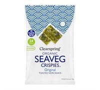 Clearspring Organic Seaveg Crispies Original 4g (TRAYLESS)