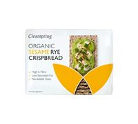 Clearspring Organic Sesame Rye Crispbread - 200g (6 Pack Bundle)