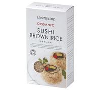 Clearspring Sushi Brown Rice 500g x 2 (Pack of 2)