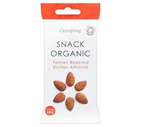 Clearspring Organic Tamari Roasted Almonds (30g - Pack of 6