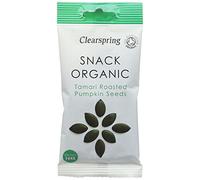 Clearspring Organic Tamari Roasted Styrian Pumpkin Seeds 30 g (Pack of 15)