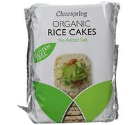Clearspring Rice Cakes No Added Salt Organic 130 g (Pack of 12)