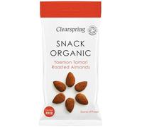 Clearspring Snack – Organic Tamari Roasted Sicilian Almonds – 30 g