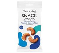 Clearspring Snack Organic - Yaemon Tamari Roasted Cashew Nuts 30g