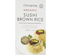 Clearspring Sushi Brown Rice 500g x 2 (Pack of 2)