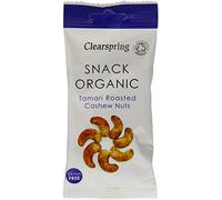 Clearspring Tamari roasted cashew nuts 30g X 7 (Pack of 7)