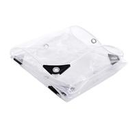 ClearTarpaulin Waterproof 7.5x1mDurable Plastic Cover with Eyelets for Garden Greenhouse Patio Garage Tent Camping Outdoor Furniture & Weatherproof Protection