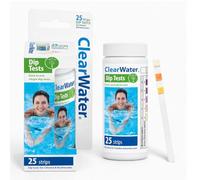Clearwater 4-in-1 Hot Tub, Spa & Pool Test Strips, 25 Pack