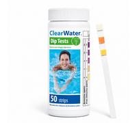 Clearwater 4-in-1 Hot Tub, Spa & Pool Test Strips, 50 Pack