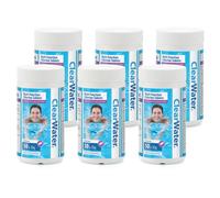 Clearwater 6kg Multifunction Chlorine Tablets, 4-in-1 Dispenser Tablets (Sanitiser, Stabiliser, Algaecide and Clarifier) for Pools and Hot Tubs, 300