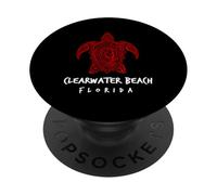 Clearwater Beach Florida Sea Turtle Design Tampa Bay Beach PopSockets Adhesive PopGrip