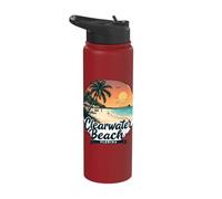 Clearwater Beach Florida Sunset Paradise Stainless Steel Insulated Water Bottle