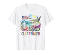 Clearwater Beach Florida Tampa Bay Gin Souvenir T-Shirt
