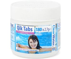 Clearwater CH0022 Fast Action Chlorine Tabs for Hot Tub Pools 167 Tablets