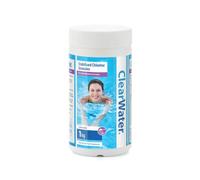 Clearwater Chlorine Granules for Hot Tub Spa and Swimming Pool Water Treatment for Rapid Disinfecting and Cleaning (1KG)